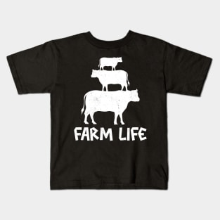 Farm Life Animals Kids T-Shirt